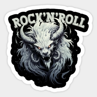 rock and roll Sticker